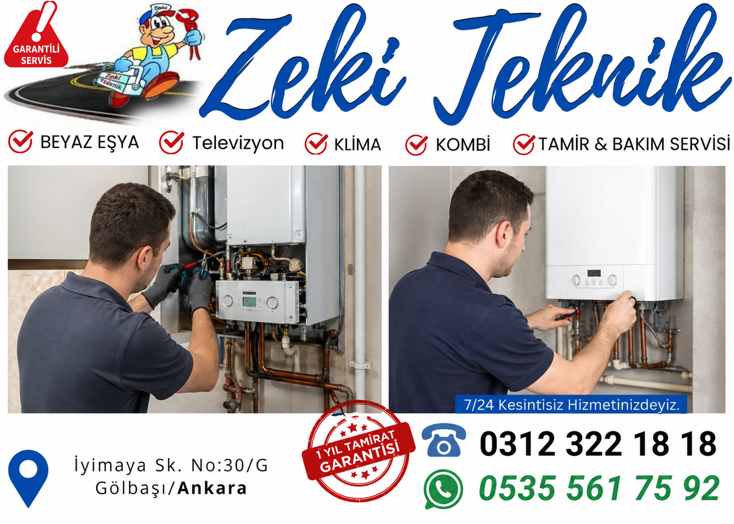 İncek Kombi Tamircisi